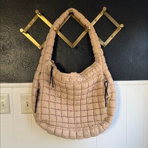 Free People Quilted Carryall Bag